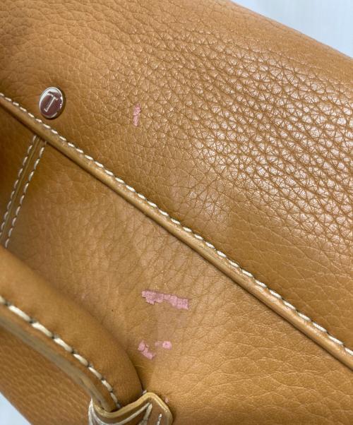 TOD'S（トッズ）TOD'S (トッズ) CORNICHE WAVE/ハンドバッグ ベージュの古着・服飾アイテム