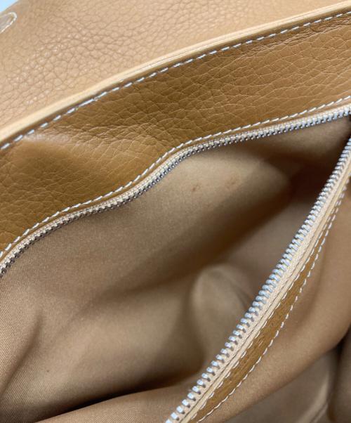 TOD'S（トッズ）TOD'S (トッズ) CORNICHE WAVE/ハンドバッグ ベージュの古着・服飾アイテム