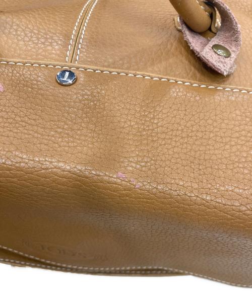 TOD'S（トッズ）TOD'S (トッズ) CORNICHE WAVE/ハンドバッグ ベージュの古着・服飾アイテム