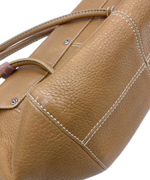 TOD'S（トッズ）TOD'S (トッズ) CORNICHE WAVE/ハンドバッグ ベージュの古着・服飾アイテム