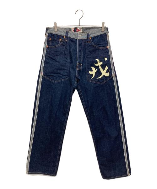 EVISU（エヴィス）EVISU (エヴィス) SHIOTANI BROTHERS (シオタニ ブラザーズ) デニムパンツ インディゴ サイズ:SIZE81㎝（W32）の古着・服飾アイテム