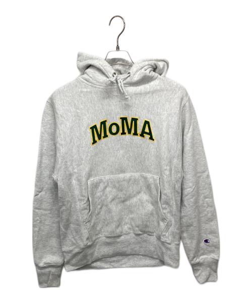 MoMA（モマ）MoMA (モマ) Champion (チャンピオン) リバースウィーブパーカー ホワイト サイズ:Sの古着・服飾アイテム
