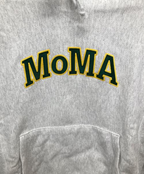 MoMA（モマ）MoMA (モマ) Champion (チャンピオン) リバースウィーブパーカー ホワイト サイズ:Sの古着・服飾アイテム