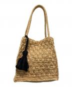 MAISON N.H PARISメゾン・エヌ・アッシュ・パリ）の古着「スクエアカゴバッグ」｜ベージュ