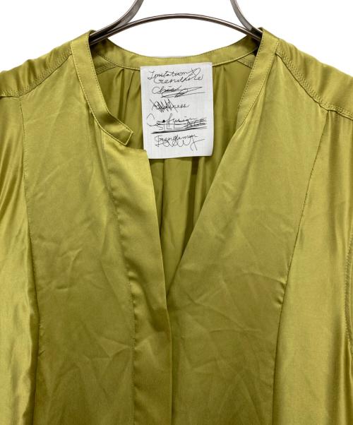 CHAOS（カオス）Chaos (カオス) サンディングシルクワンピース グリーン サイズ:Fの古着・服飾アイテム