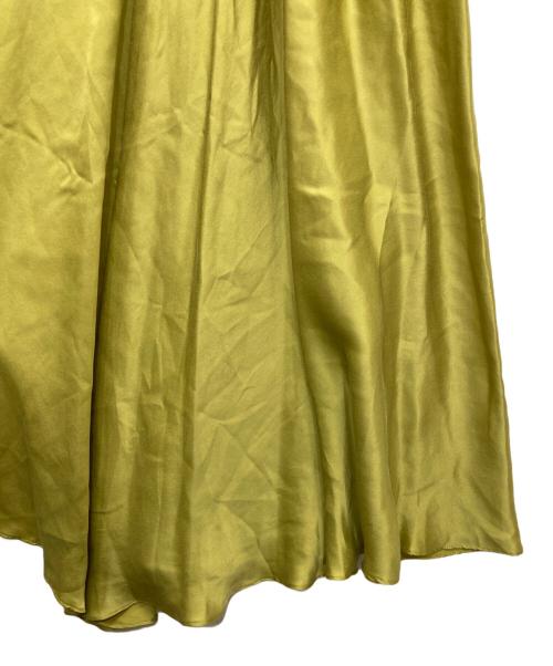 CHAOS（カオス）Chaos (カオス) サンディングシルクワンピース グリーン サイズ:Fの古着・服飾アイテム