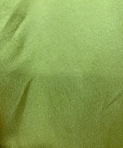 CHAOS（カオス）Chaos (カオス) サンディングシルクワンピース グリーン サイズ:Fの古着・服飾アイテム
