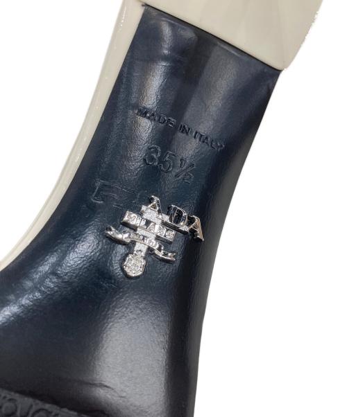 PRADA（プラダ）PRADA (プラダ) スリングバッグパンプス アイボリー サイズ:SIZE35 1/2の古着・服飾アイテム