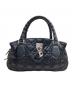 Christian Dior（クリスチャン ディオール）の古着「ラブリー カナージュキルティングバッグ」｜ブラック