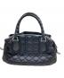 Christian Dior (クリスチャン ディオール) ラブリー カナージュキルティングバッグ ブラック：50000円