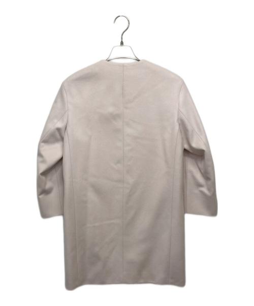 23区（ニジュウサンク）23区 (ニジュウサンク) ウールカシミヤビーバー ノーカラー コート ホワイト サイズ:SIZE 32 未使用品の古着・服飾アイテム