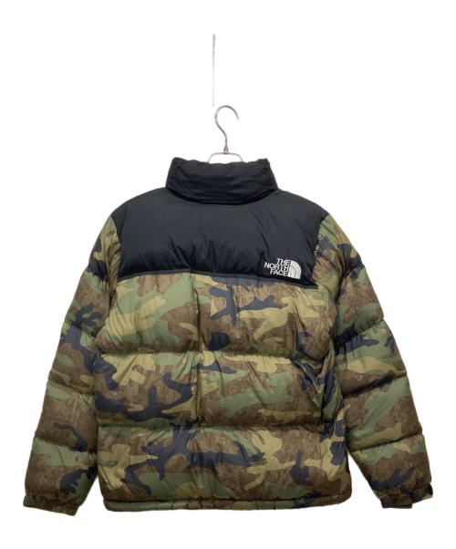 THE NORTH FACE（ザ ノース フェイス）THE NORTH FACE (ザ ノース フェイス) NOVELTY NUPTSE JACKET カーキ サイズ:Mの古着・服飾アイテム