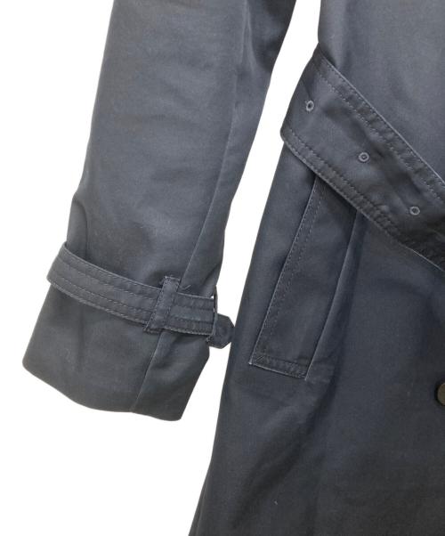 UNTITLED（アンタイトル）UNTITLED (アンタイトル) 撥水スヴィンツイルストレッチトレンチコート ネイビー サイズ:1の古着・服飾アイテム