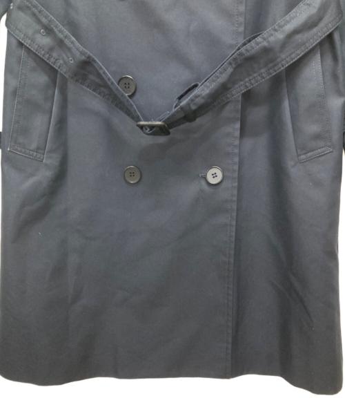 UNTITLED（アンタイトル）UNTITLED (アンタイトル) 撥水スヴィンツイルストレッチトレンチコート ネイビー サイズ:1の古着・服飾アイテム