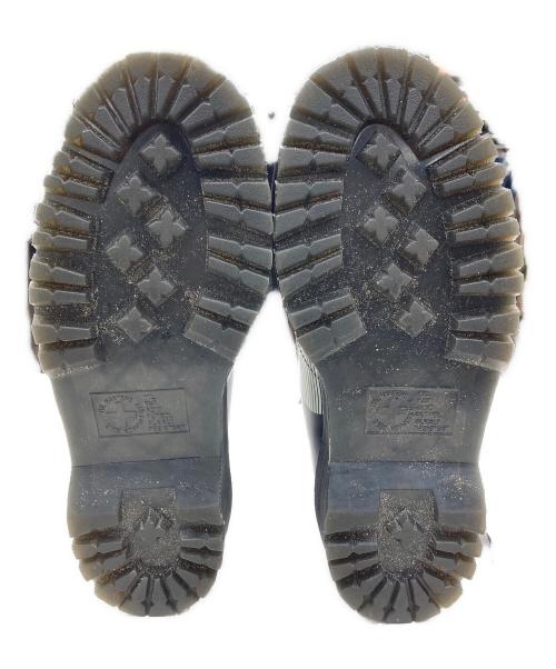 Dr.Martens（ドクターマーチン）Dr.Martens (ドクターマーチン) QUAD POLKA DOT 3ホール シューズ ブラック×ホワイト サイズ:UK5の古着・服飾アイテム