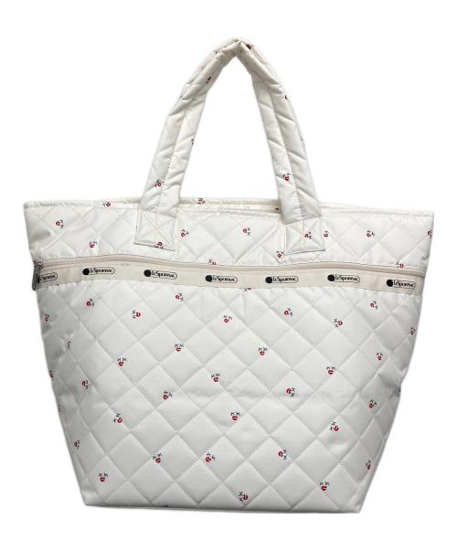 LeSportsac（レスポートサック）LeSportsac (レスポートサック) Megumi Kanzaki (メグミカンザキ) LARGE MULTI TOTE ホワイトの古着・服飾アイテム