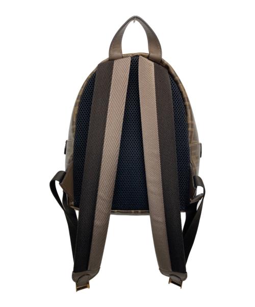 FENDI（フェンディ）FENDI (フェンディ) FILA (フィラ) FF スモール リュックサック デイパック/リュック ブラウンの古着・服飾アイテム