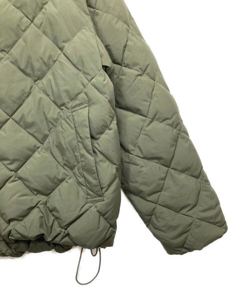 TAION（タイオン）TAION (タイオン) UNFILO (アンフィーロ) キルティングショート丈ブルゾン グリーン サイズ:Mの古着・服飾アイテム