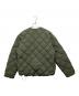 TAION (タイオン) UNFILO (アンフィーロ) キルティングショート丈ブルゾン グリーン サイズ:M：11000円