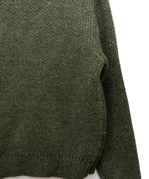 WISH FOREVER（ウィッシュフォーエバー）WISH FOREVER (ウィッシュフォーエバー) DETROIT WOOL BLEND KNIT JACKET グリーン サイズ:Mの古着・服飾アイテム