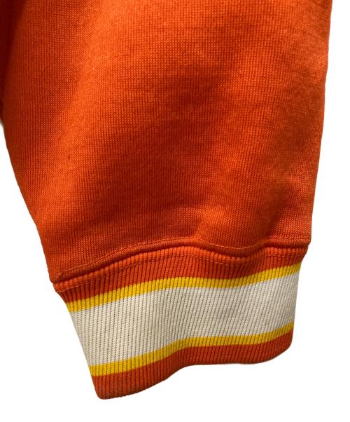 Champion（チャンピオン）Champion (チャンピオン) 90’sVネックカレッジロゴスウェット オレンジ サイズ:XLの古着・服飾アイテム