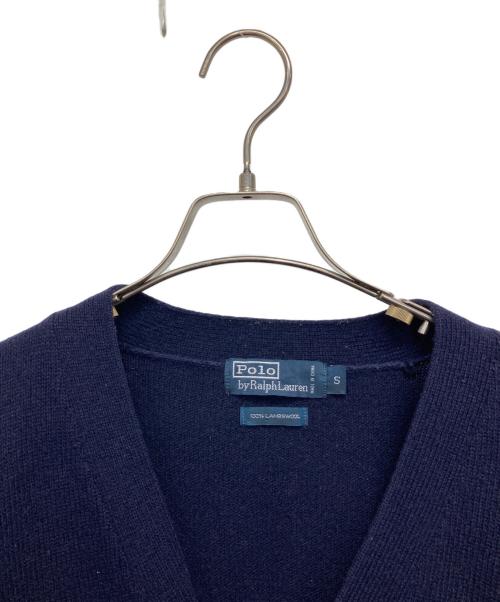 POLO RALPH LAUREN（ポロ・ラルフローレン）POLO RALPH LAUREN (ポロ・ラルフローレン) ニットカーディガン ネイビー サイズ:Sの古着・服飾アイテム