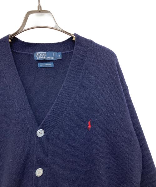 POLO RALPH LAUREN（ポロ・ラルフローレン）POLO RALPH LAUREN (ポロ・ラルフローレン) ニットカーディガン ネイビー サイズ:Sの古着・服飾アイテム