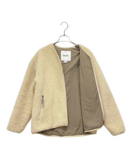 Gymphlex（ジムフレックス）Gymphlex (ジムフレックス) フリースジャケット アイボリー サイズ:SIZE14の古着・服飾アイテム