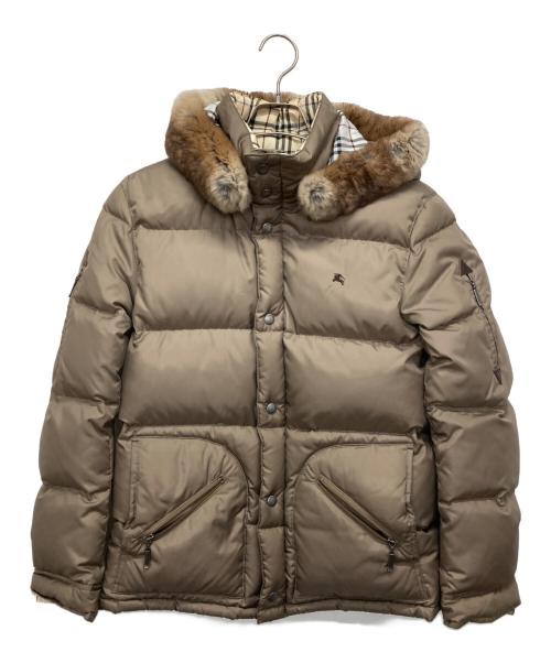 BURBERRY BLACK LABEL（バーバリーブラックレーベル）BURBERRY BLACK LABEL (バーバリーブラックレーベル) ダウンジャケット ベージュ サイズ:Mの古着・服飾アイテム