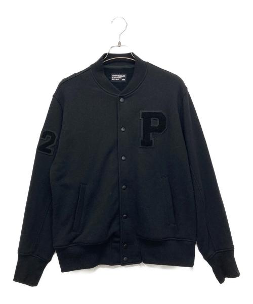 LOOPWHEELER（ループウィラー）LOOPWHEELER (ループウィラー) スウェットスタジャン ブラック サイズ:Mの古着・服飾アイテム