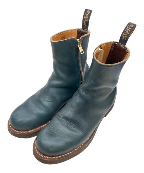 ROLLING DUB TRIO（ローリングダブトリオ）ROLLING DUB TRIO (ローリングダブトリオ) CASPER サイドジップブーツ グリーン サイズ:SIZE 6Hの古着・服飾アイテム