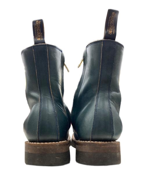 ROLLING DUB TRIO（ローリングダブトリオ）ROLLING DUB TRIO (ローリングダブトリオ) CASPER サイドジップブーツ グリーン サイズ:SIZE 6Hの古着・服飾アイテム
