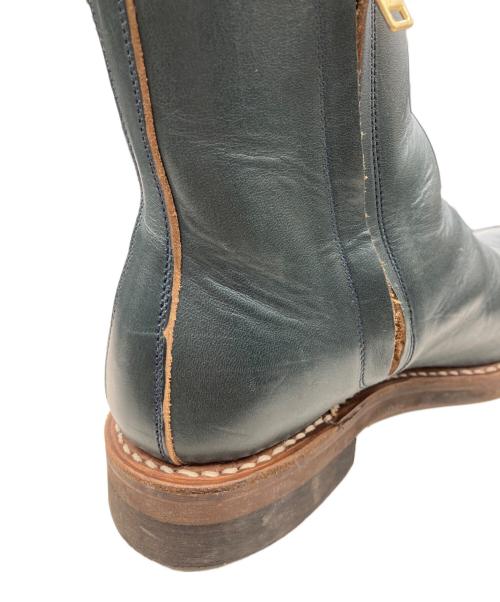 ROLLING DUB TRIO（ローリングダブトリオ）ROLLING DUB TRIO (ローリングダブトリオ) CASPER サイドジップブーツ グリーン サイズ:SIZE 6Hの古着・服飾アイテム