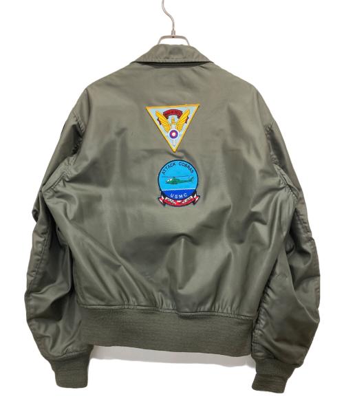 USAF（ユーエスエーエフ）USAF (ユーエスエーエフ) 80’sCWU36Pフライトジャケット カーキ サイズ:Lの古着・服飾アイテム