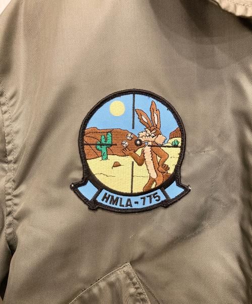 USAF（ユーエスエーエフ）USAF (ユーエスエーエフ) 80’sCWU36Pフライトジャケット カーキ サイズ:Lの古着・服飾アイテム