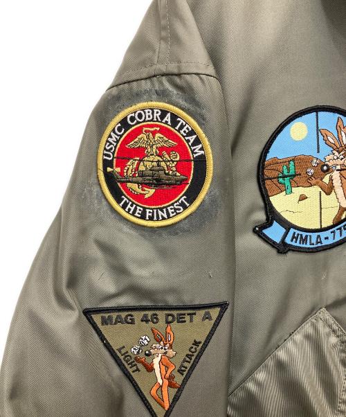 USAF（ユーエスエーエフ）USAF (ユーエスエーエフ) 80’sCWU36Pフライトジャケット カーキ サイズ:Lの古着・服飾アイテム