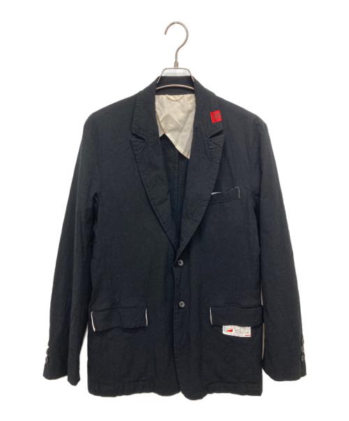 Maison MIHARA YASUHIRO（メゾン ミハラ ヤスヒロ）Maison MIHARA YASUHIRO (メゾン ミハラ ヤスヒロ) テーラードジャケット ブラック サイズ:44の古着・服飾アイテム