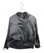 AULA AILAアウラアイラ）の古着「ライダースブルゾン」｜ブラック