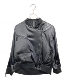 AULA AILA（アウラアイラ）の古着「ライダースブルゾン」｜ブラック