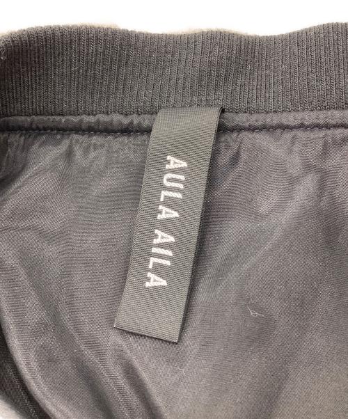 AULA AILA（アウラアイラ）AULA AILA (アウラアイラ) ライダースブルゾン ブラック サイズ:SIZE0の古着・服飾アイテム