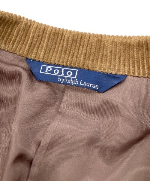 POLO RALPH LAUREN（ポロ・ラルフローレン）POLO RALPH LAUREN (ポロ・ラルフローレン) コーデュロイテーラードジャケット ブラウン サイズ:表記無しの古着・服飾アイテム
