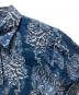 中古・古着 LAUREN RALPH LAUREN (ローレンラルフローレン) 総柄ベルテッドリネンワンピース ブルー サイズ:2 未使用品：10000円