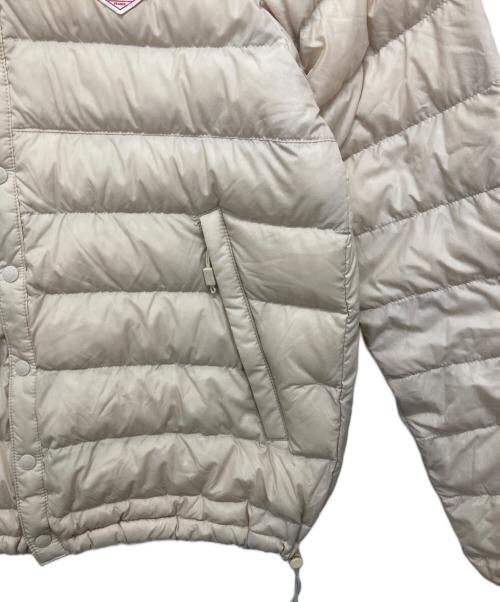 DANTON（ダントン）DANTON (ダントン) ノーカラーダウンジャケット ベージュ サイズ:XSの古着・服飾アイテム