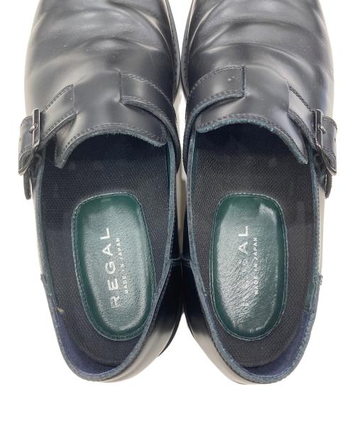 REGAL（リーガル）REGAL (リーガル) スリッポンストラップ/ストラップレザーシューズ ブラック サイズ:SIZE 26の古着・服飾アイテム