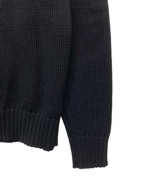 Zanone（ザノーネ）Zanone (ザノーネ) 5ゲージウールソリッドスタンドカラーニットカーディガン ブラック サイズ:Sの古着・服飾アイテム