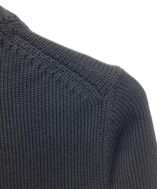 Zanone（ザノーネ）Zanone (ザノーネ) 5ゲージウールソリッドスタンドカラーニットカーディガン ブラック サイズ:Sの古着・服飾アイテム