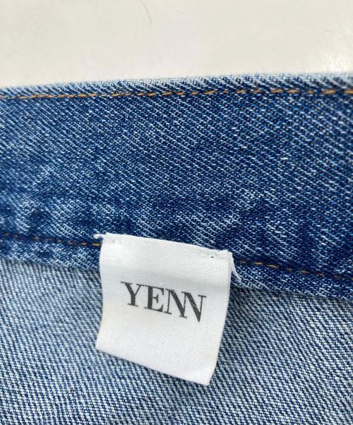 YENN（イエン）YENN (イエン) CURVED SEAM DENIM PT インディゴ サイズ:Sの古着・服飾アイテム
