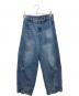 YENN（イエン）の古着「CURVED SEAM DENIM PT」｜インディゴ