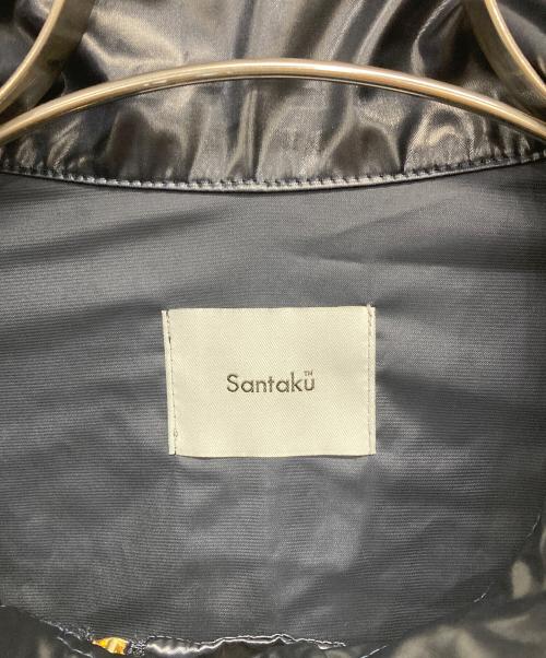 santaku（サンタク）Santaku (サンタク) フロントジップサテンジャケット ネイビー サイズ:FREEの古着・服飾アイテム