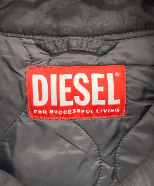 DIESEL（ディーゼル）DIESEL (ディーゼル) J-Oise/ダメージ加工ジップアップジャケット ブラック サイズ:44の古着・服飾アイテム